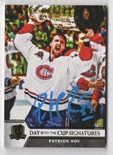 2019-20 The Cup Day with The Cup Signatures Autograph Auto #DC-PR Patrick Roy !!