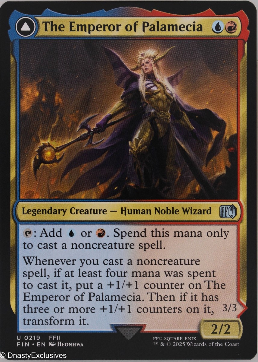 MTG FINAL FANTASY – The Emperor of Palamecia / The Lord Master of