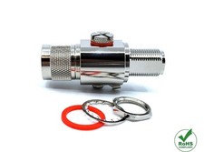RF Coaxial Lightning Arrestor Surge Protector 3GHz N Male to N Female 230v 50ohm