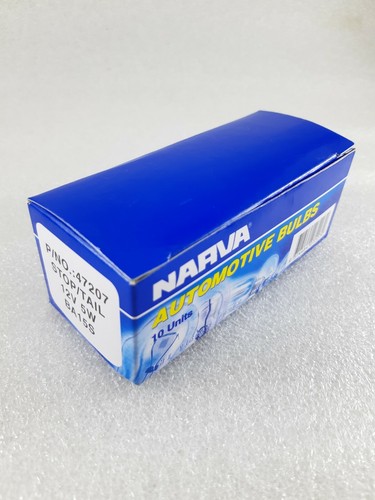 NARVA R5W Standard 5W 12V BA15s Bulb – Clear Sidelight/Number Plate Bulb (17171) - View #2