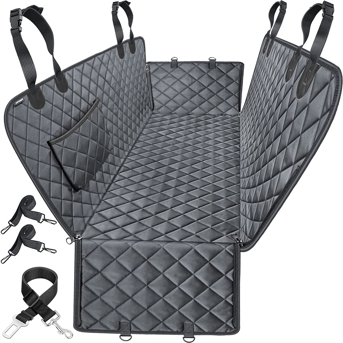 URPOWER Dog Car Seat Cover for Pets 100% Waterproof Hammock 600D