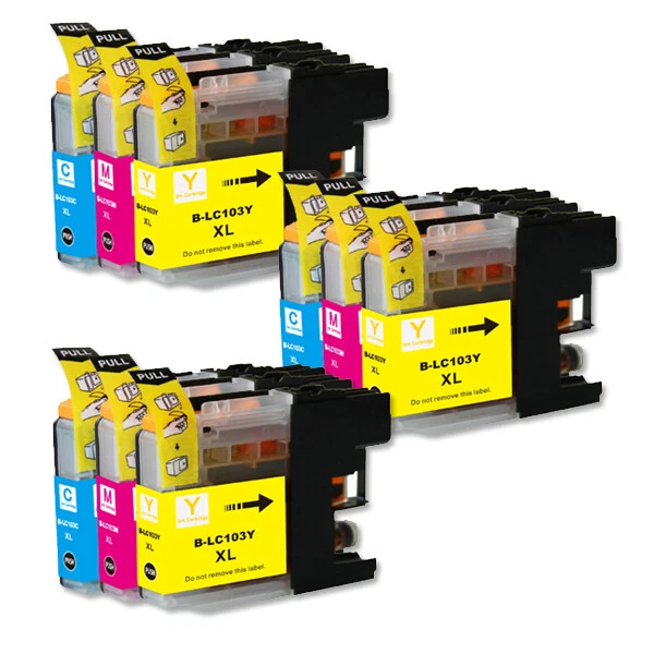 XL Ink Cartridges fits Brother LC103 MFC-J470DW MFC-J475DW MFC-J870DW MFC-J875DW - Image 4 of 4