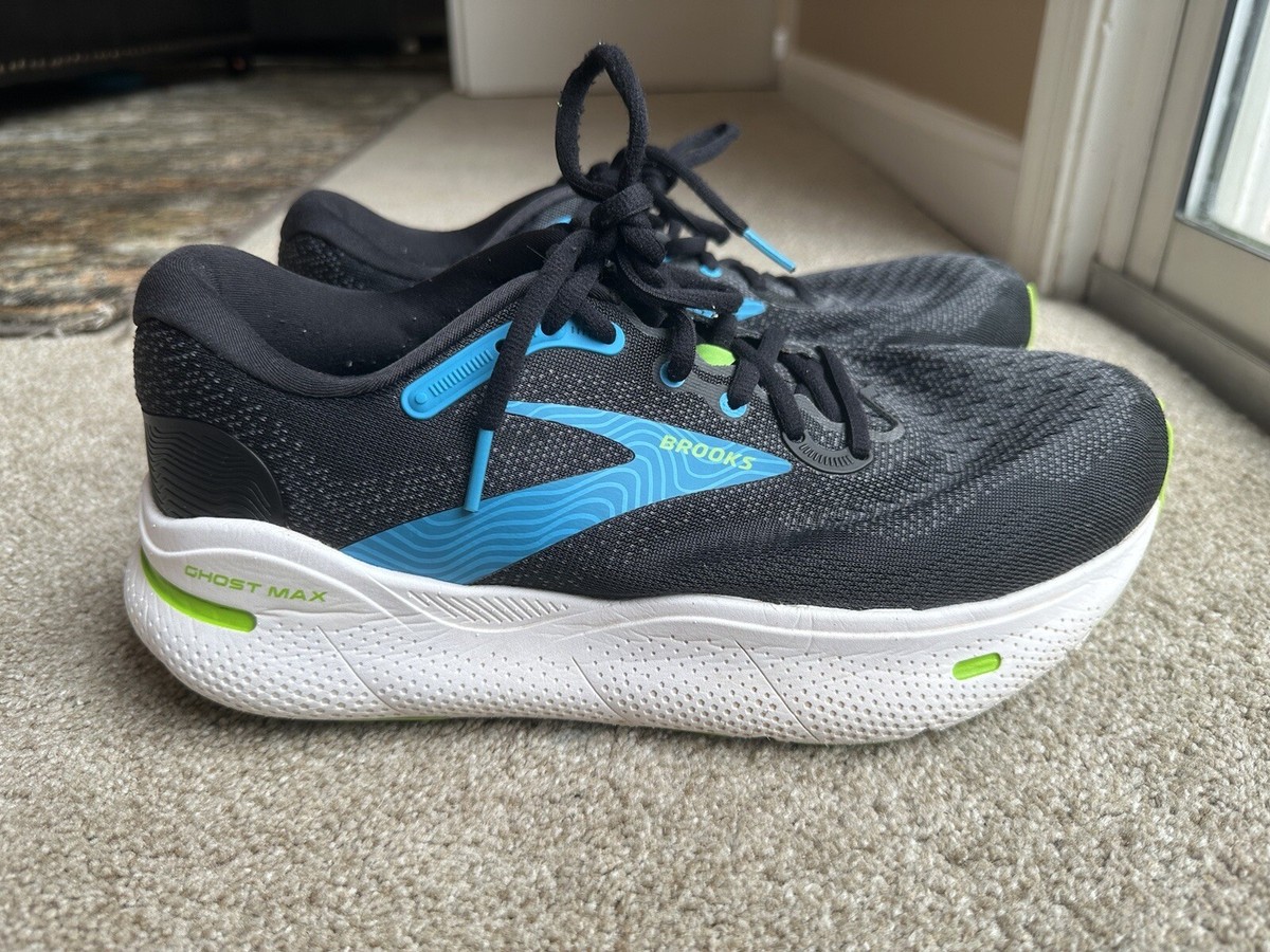 Brooks Ghost Max Men's Size Shoes Running Black Blue Sneaker  1104061D060 Gym