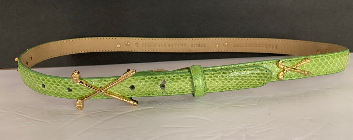 lime green golf belt