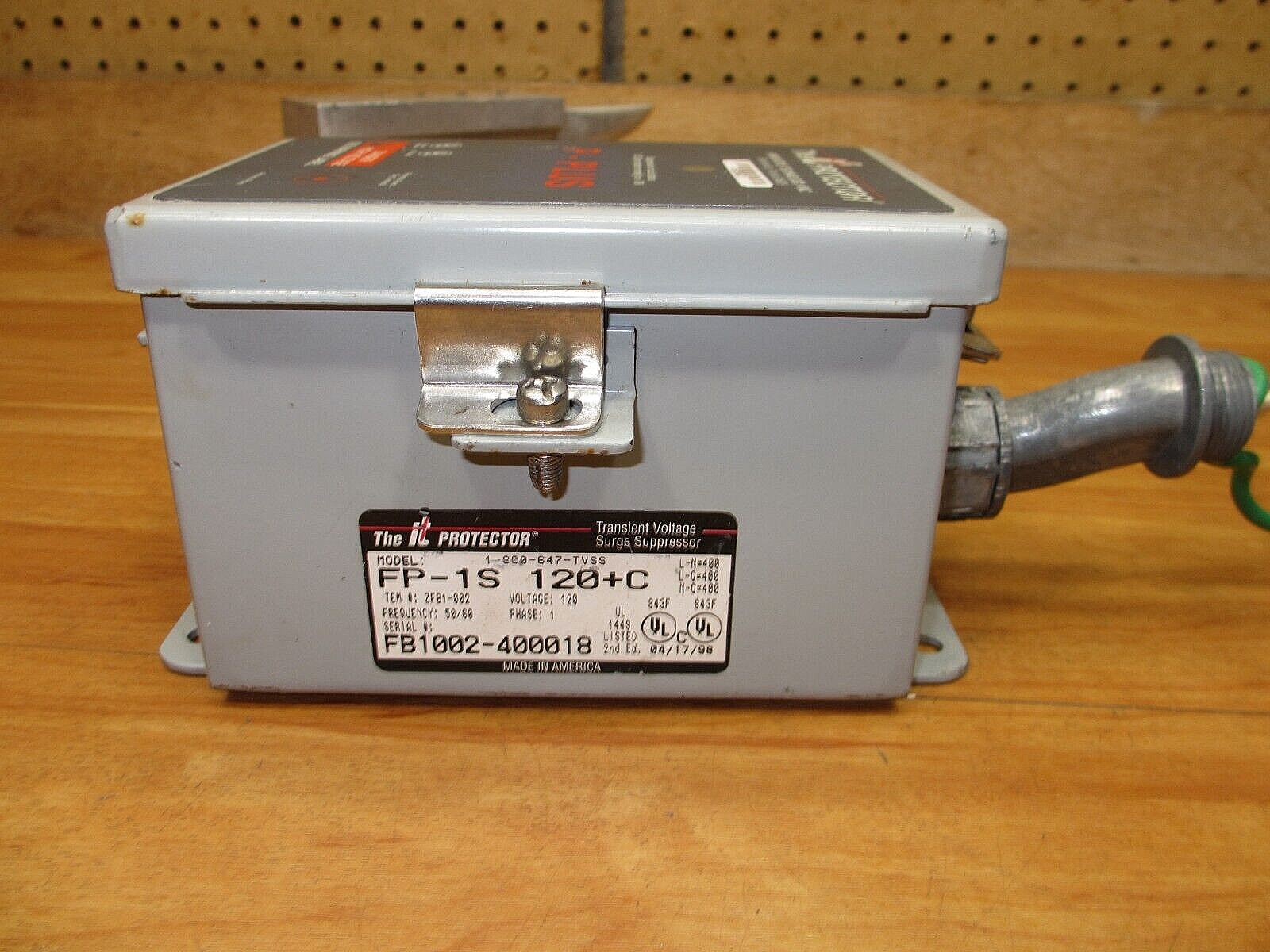 Innovative Technology FP-1S 120+C *USED* Transient Voltage Surge Suppressor