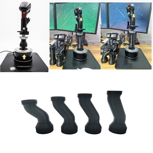 360° Rotation Black Extension Bar For Thrustmaster Hotas Warthog F/A-18C Cougar - Picture 3 of 29
