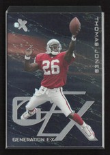 2000 Fleer E-X Generation E-X #7 GX Thomas Jones Arizona Cardinals