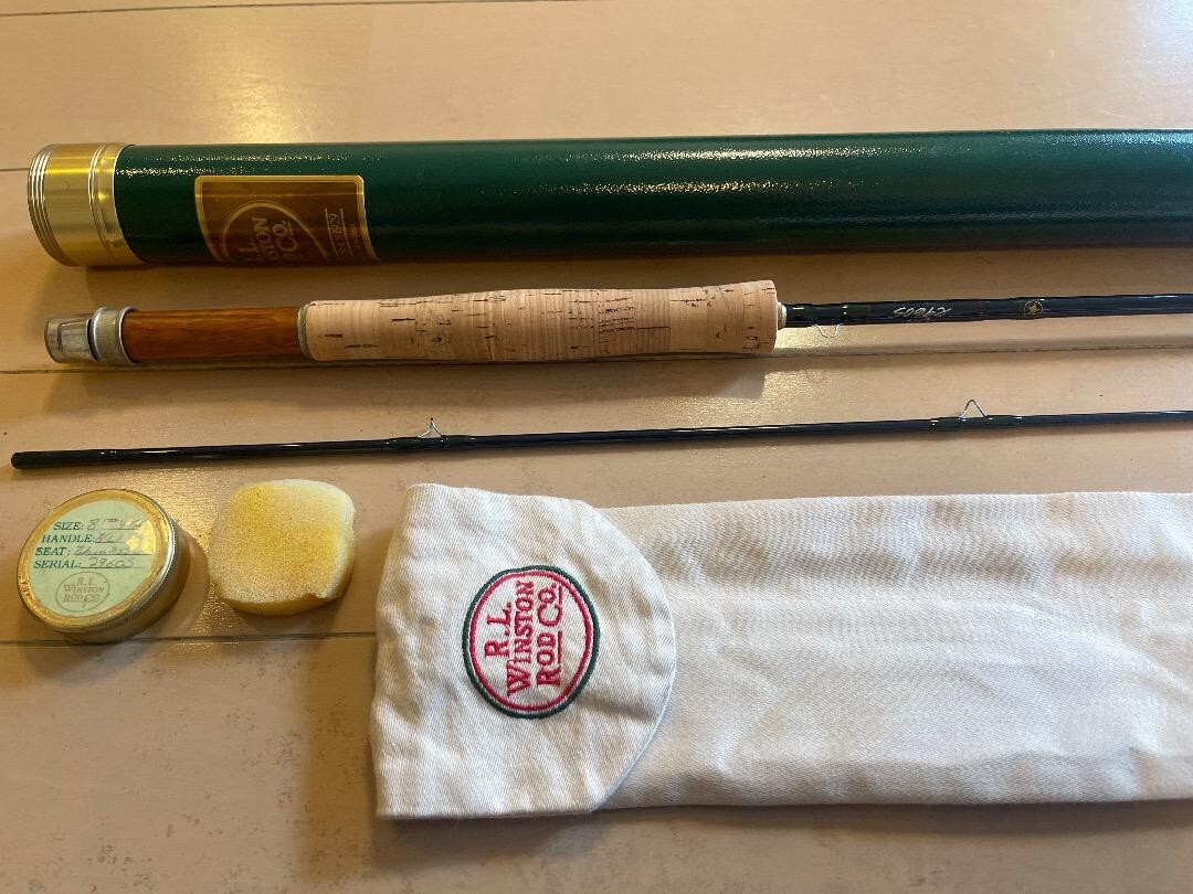 【美品】R.L Winston トムモーガン IM6 ゴールドスター 8f 4番 R.L.Winston Tom Morgan im6 8f #4 gold star Fly Rod Ship From