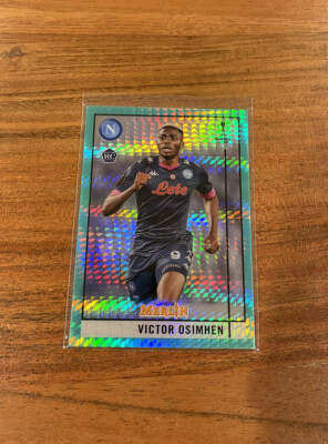 2020 Victor Osimhen Topps Aqua Prizm RC