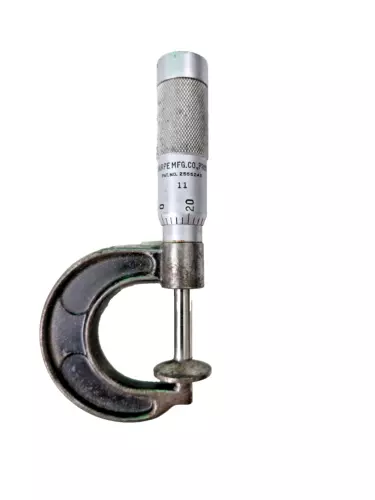 Vintage BROWN & SHARPE No. 11 Outside Micrometer Pat.  # 2555243