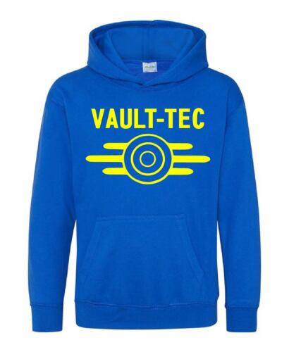 Vault Tec Fallout inspired Kids Adults Unisex HOOD HOODIE - Picture 1 of 1