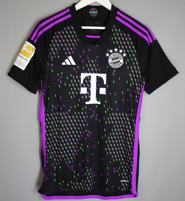 FC BAYERN MUNICH GERMANY 2023/2024 AWAY SHIRT JERSEY SIZE S MULLER