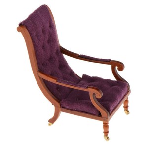 miniature recliner chair dollhouse