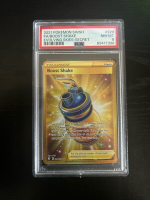 boost shake gold card pokemon Mlange Multivitamin (Boost Shake) 229/192 Shiny Trainer - Ultraboost X Epe et Bouclier 7 volution Cleste (Discard all attached cards.) Boost Shake - Evolving Skies