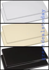 Burner Stove Top Covers WHITE, ALMOND, BLACK  2ea Electric Rectangle