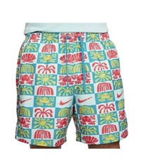 Nike Sportswear Woven Flow Swim Shorts Men  s Small 6  Inseam DR9845-392 EUC sz S