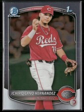 Ichiro Cano Hernandez 2025 Bowman Chrome Prospects #BCP-18 Cincinnati Reds