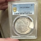 1899-P Morgan Silver Dollar $1 PCGS MS61 Business Strike 90% Silver