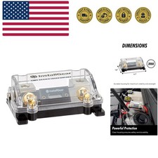 0/2/4 Gauge AWG in-Line ANL Fuse Holder with 150 Amp Fuse No Wire Terminals N...