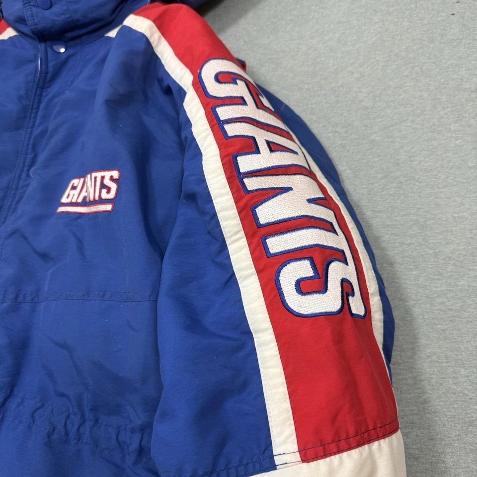 Vintage 90s New York Giants Starter Pro Line Down Parka Mens Large NFL - Image 3 of 4