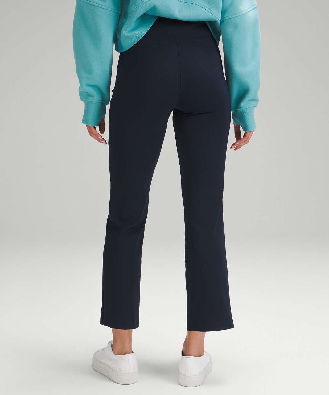 Lululemon Smooth Fit Pull-On High-Rise Cropped Pants True Navy Size 4