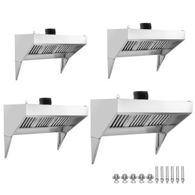 4/5/6/7/8/9 ft Commercial Exhaust Hood Food Truck Concession Trailer Hood