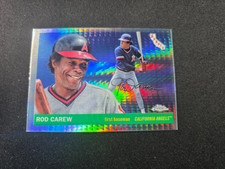 2025 Topps Chrome Platinum ROD CAREW #347 Silver Prizm Refractor Angels