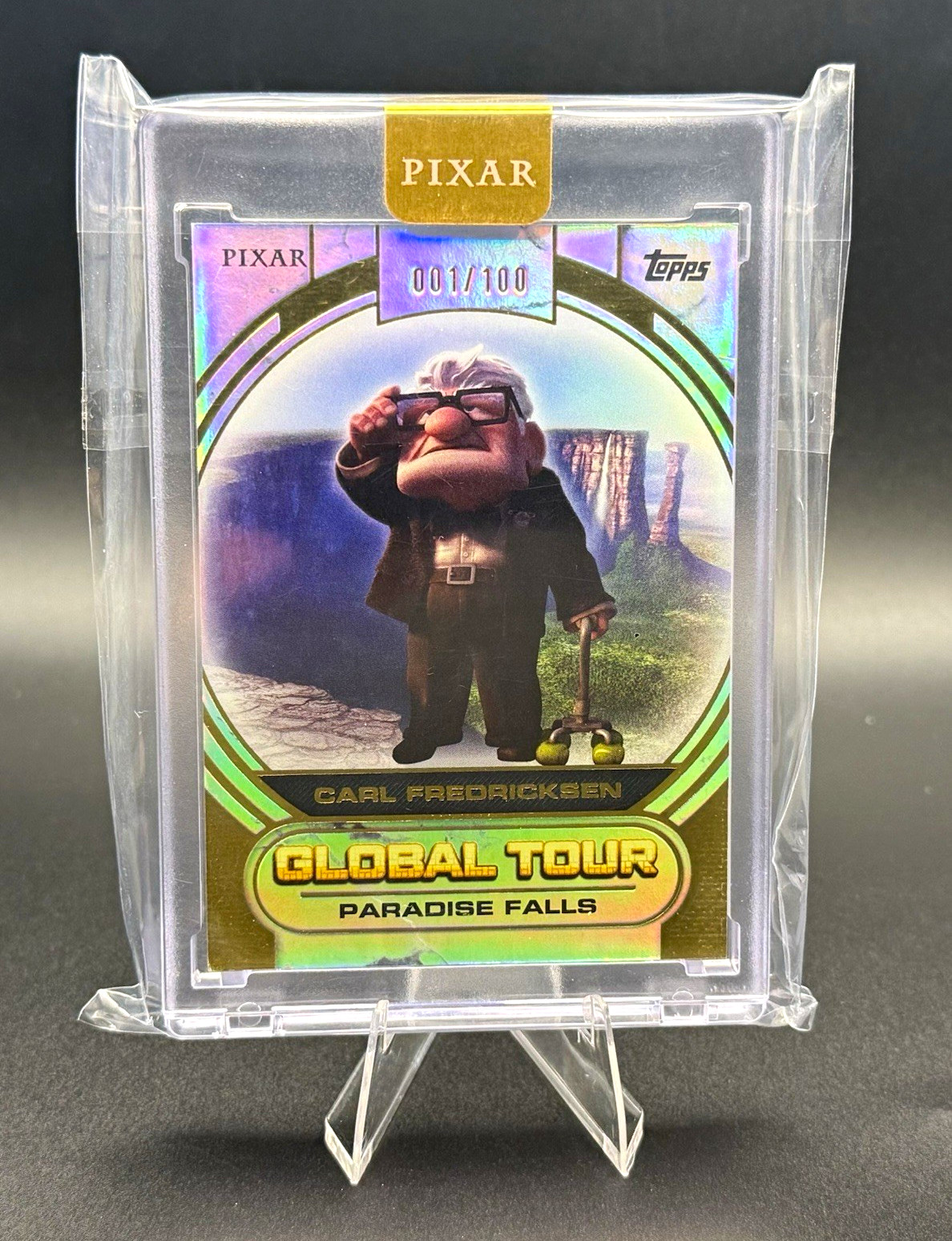2025 Topps Pixar Up Carl Fredricksen Paradise Falls GT-9 001/100