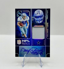 2025 Panini Silhouette DARYL JOHNSTON Silver Holo Patch Auto Dallas Cowboys /75