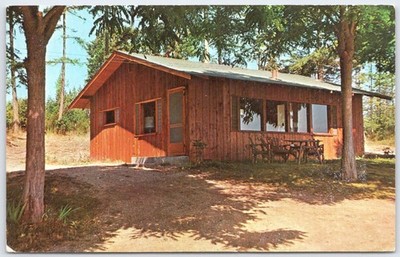 Silver Sands Resort Cottage Postcard Sequim Bay Olympic Peninsula WA