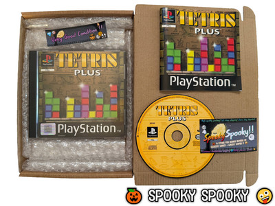 Tetris Plus PS1 - UK PAL sehr guter Zustand CIB - hochwertige Verpackung - Sendungsverfolgung