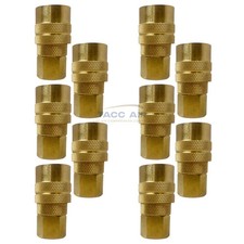 10 Pack Industrial M style Air Compressor Quick Connect Coupler 1/4" NPT Female