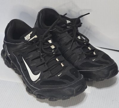 Nike Reax 8 TR Mesh Black White Training Shoes 621716-033 Mens