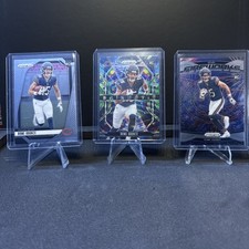 Rome Odunze 2024 Prizm Lot Of (3) Green Wave Prizmatic And Fireworks Inserts 🔥