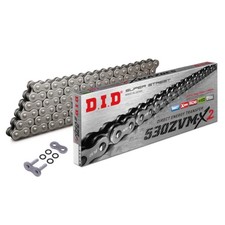 XLH883 Sportster Drive Chain 530 x 110 Link DID ZVMX X-Ring H.D. 1989