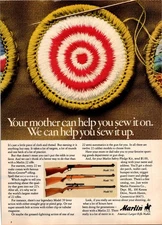 Marlin Print Ad 22 Caliber Rifle Models 39A 781 60 Vintage Multi-color