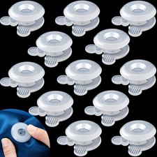 12 Pcs Duvet Comforter Clips Plastic Grippers Button Clips for Inside Corner and