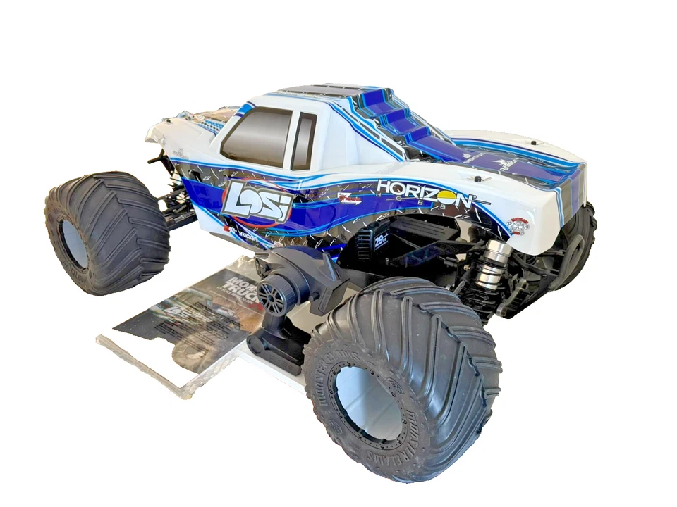 Losi 1/5 Monster Truck XL 4WD Petrol RTR with AVC, White - Image 3 of 4