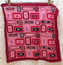 Vintage Women's Headscarf Headwear Wrap 100 Cotton Pink Purple Red Black White