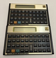 Lot of 2 HP 12C Financial Calculators Tested