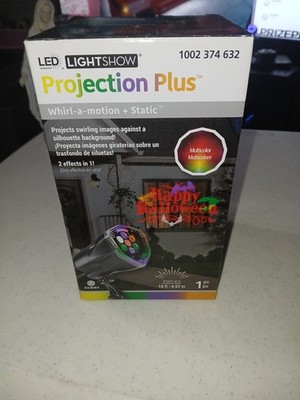Gemmy LED Lightshow Projection Plus, a Halloween-themed