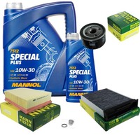 Inspektionspaket 6L Mannol Special Plus 10W-30 FüR Renault Megane II Kombi 1.6