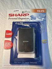 Vintage Sharp Personal Organizer YO-P5 3-Line Touch Screen 48KB