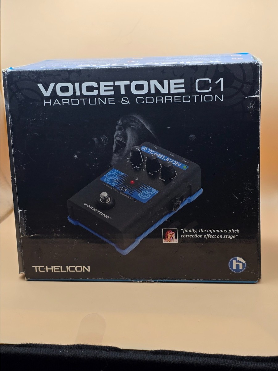 TC-Helicon VOICETONE-C1 Hardtune and Pitch Correction Pedal Sealed