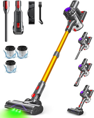 Cordless Vacuum Cleaner, 450W 40KPA Vacuum Cleaners for Home, 45Mins Lightweight