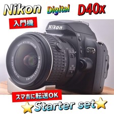 Nikon D40x digital camera with smartphone transfer, 6808 shots taken