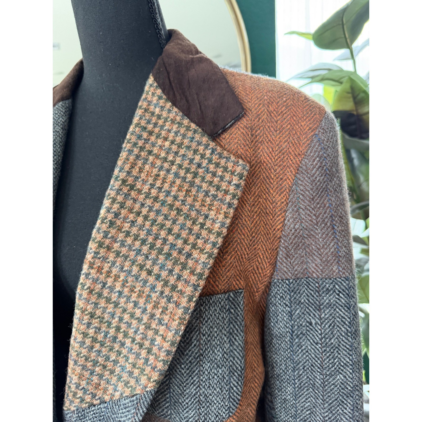 International Scene Patchwork Blazer Size 13 14 B… - image 3