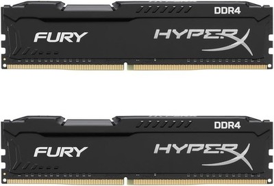 16GB (2x8GB) Kingston HyperX Fury DDR4 RAM 2400MHz CL15 HX424C15FB2/8
