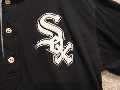 Vintage Mirage Chicago White Sox Quarter Button Up Cotton Shirt