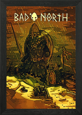 Bad North Game Kunstwerk gerahmtes Wandbild Poster Leinwanddruck Bild